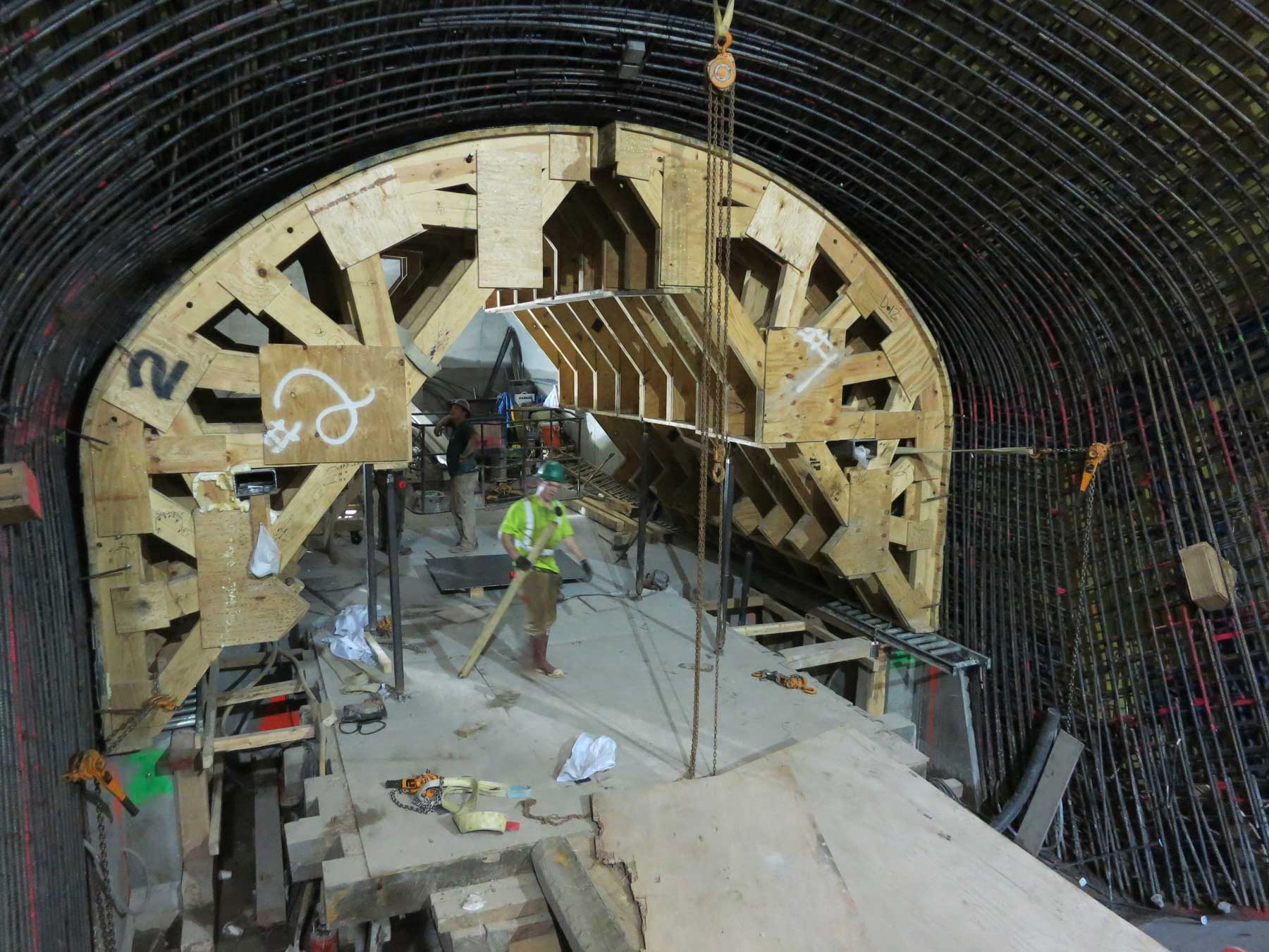 72nd Street Station Formwork