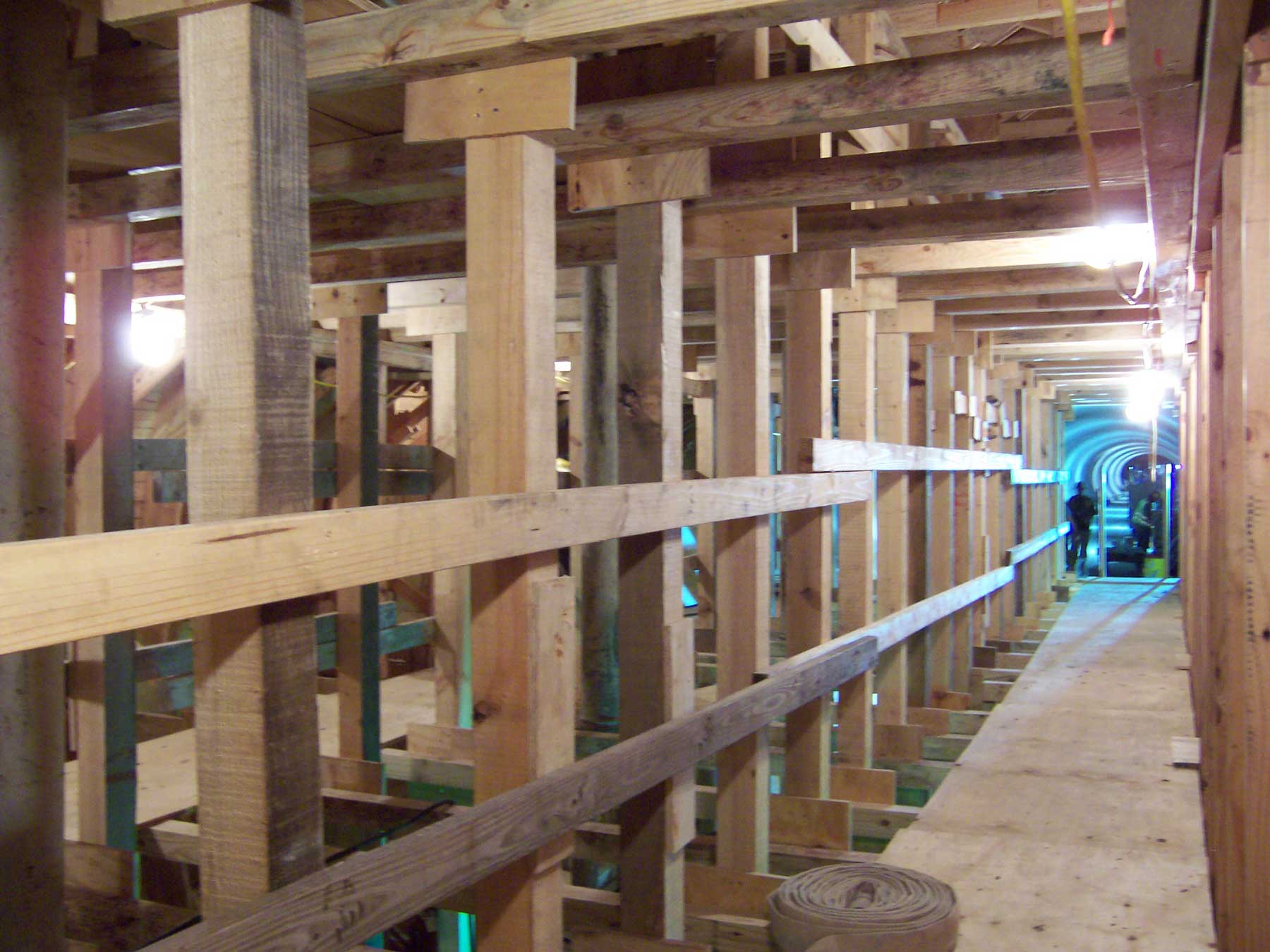 Dulles Pedestrian Tunnel Project Wood Formwork