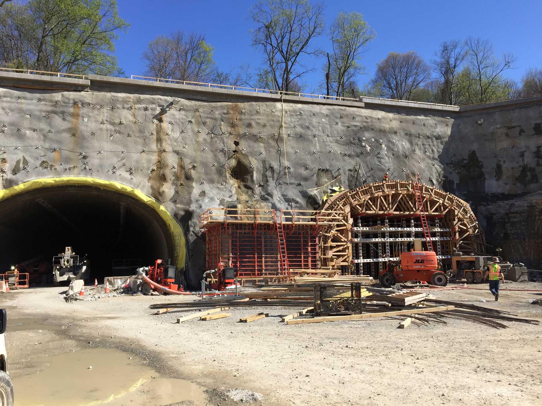 East End Bridge Formwork on Site