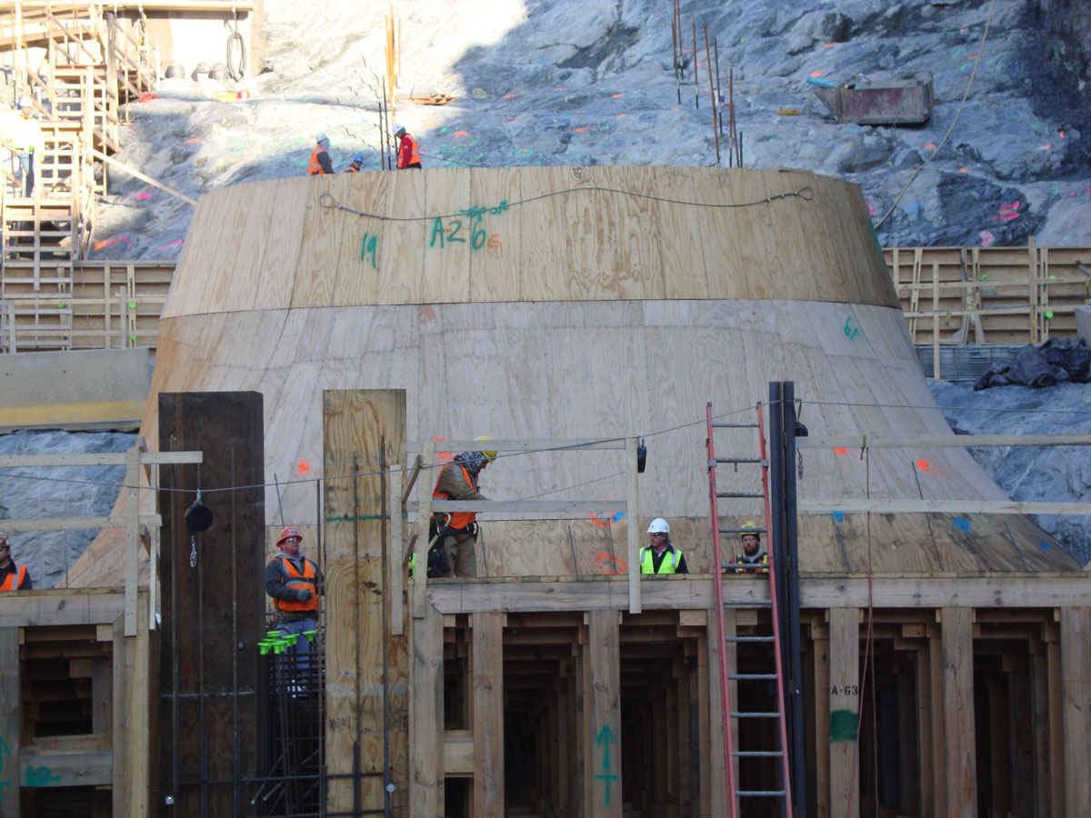 Holtwood Formwork Being Built