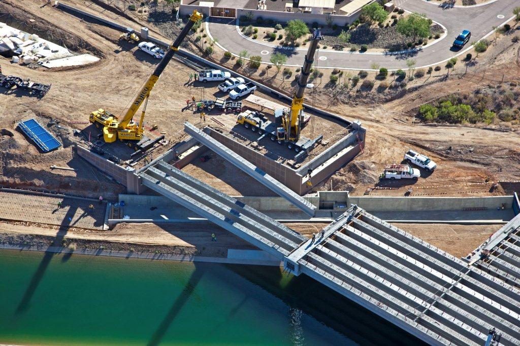 North Valley Bridge Project Aerial View