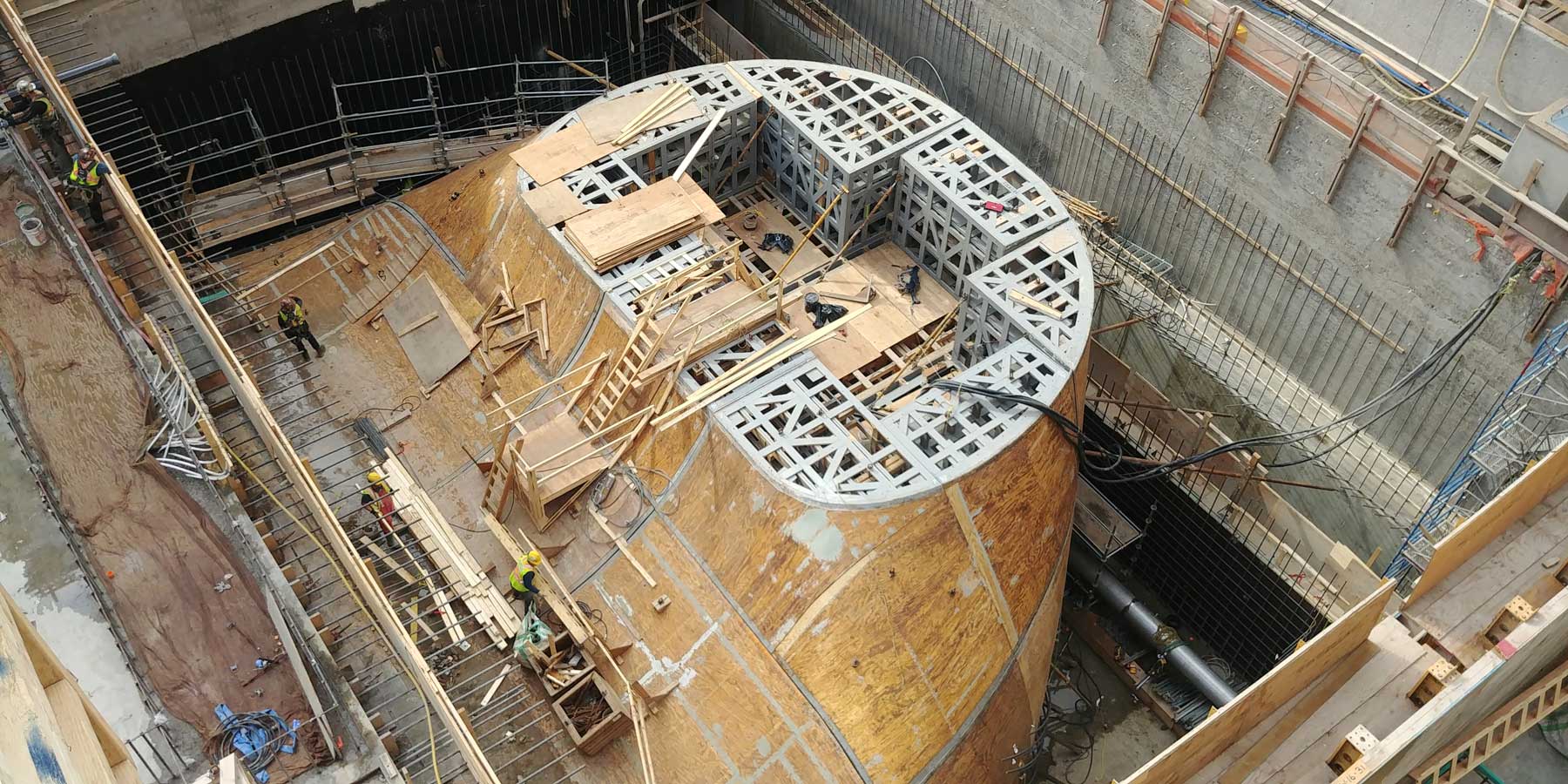 Site C Formwork Aerial View